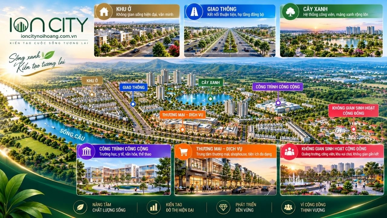 phối cảnh thiết kế dự án ion city