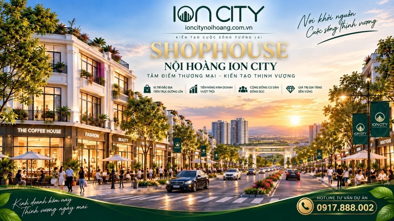 shophouse nội hoàng ion city