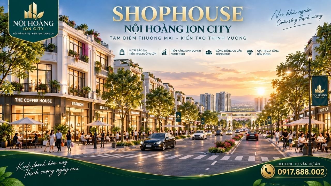 shophouse nội hoàng ion city
