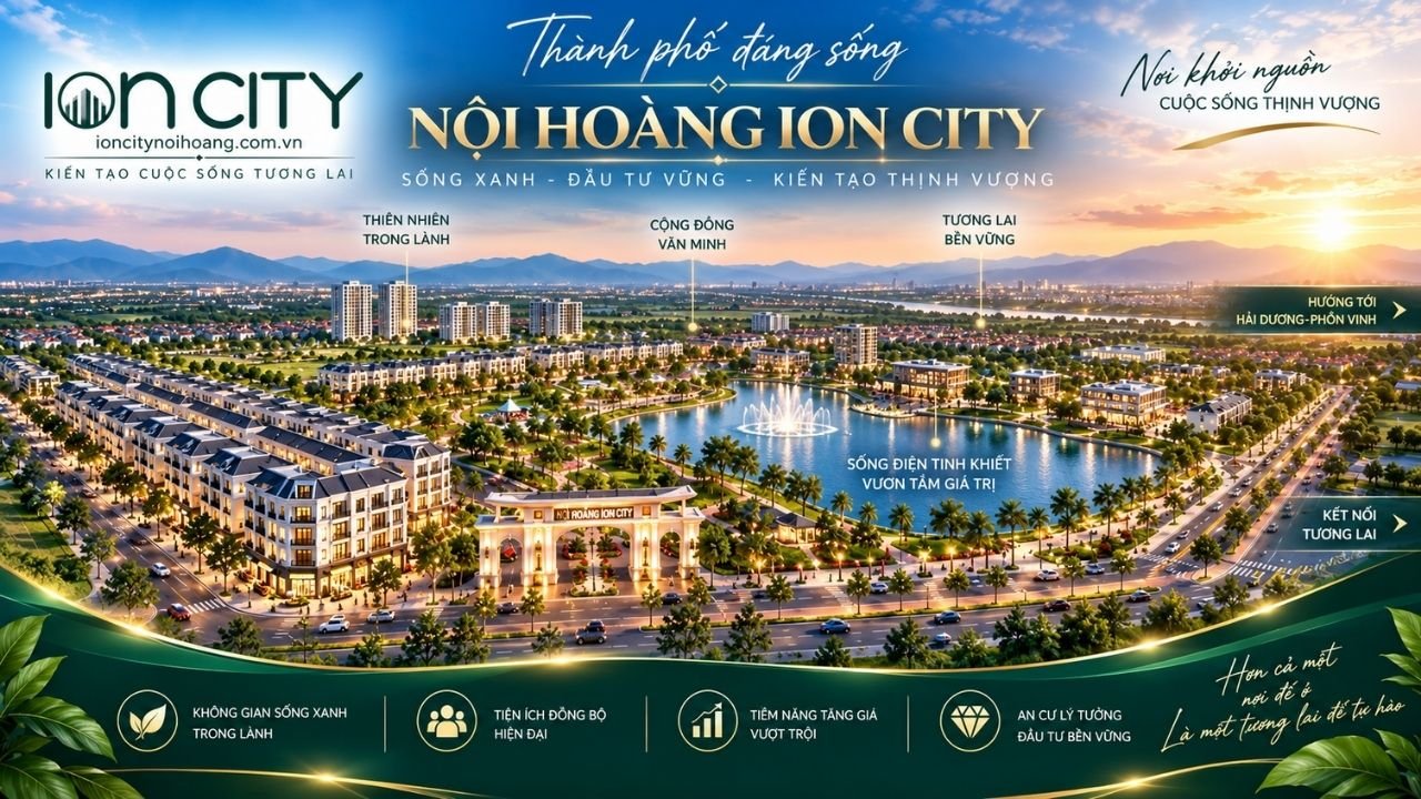 vị trí dự án nội hoàng ion city
